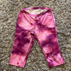 New Balance Galaxy Print Capri Work Out Pants L